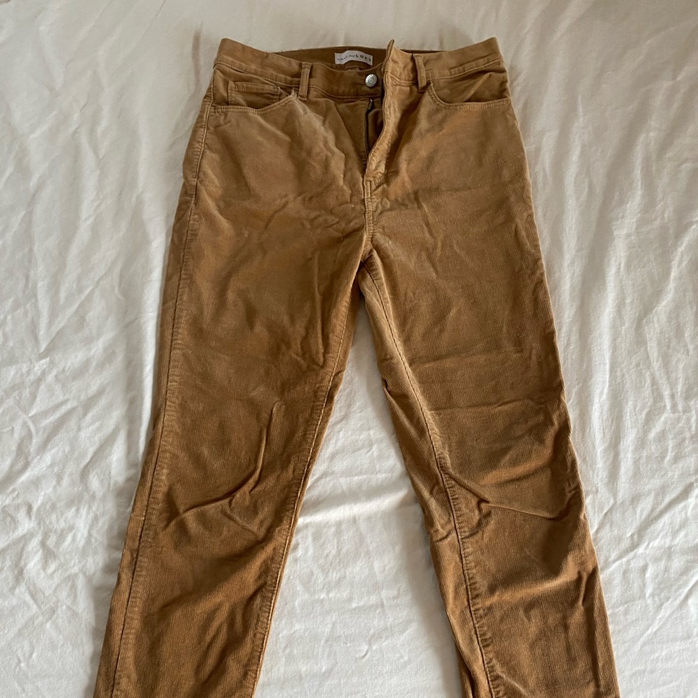 LOFT Tan Skinny Pants